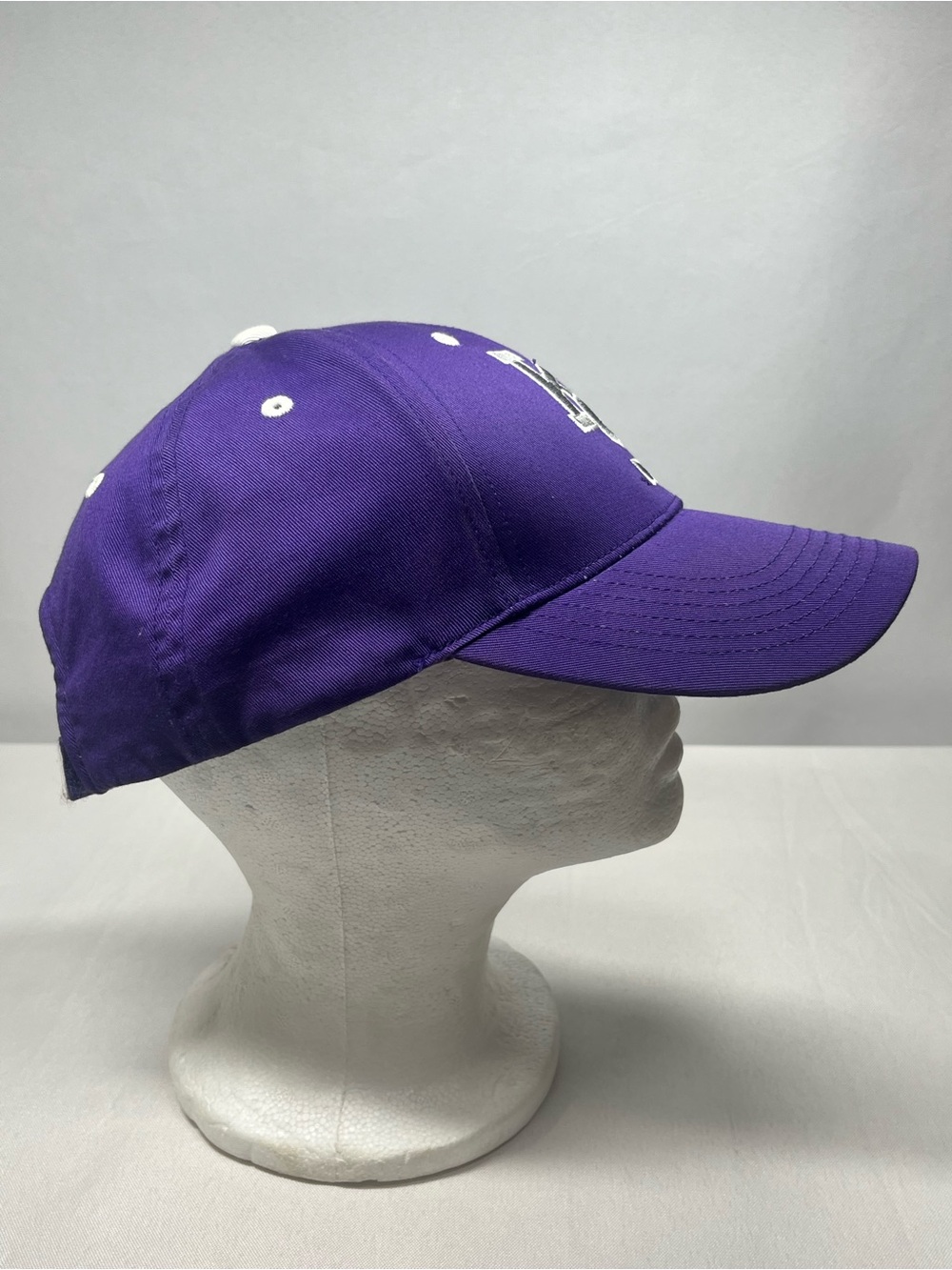 Captivating Headwear Kansas State Wildcats Purple Cap Hat w/Adjustable Strap - Picture 3 of 9